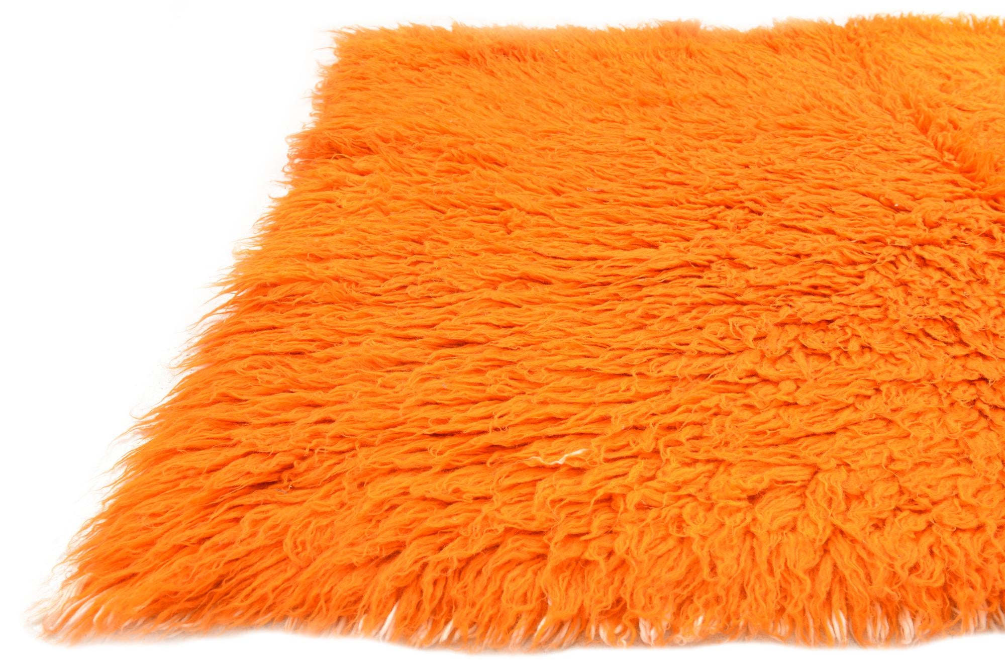 4' 1 x 5' 7 Hand Knotted Moroccan Wool Rug
