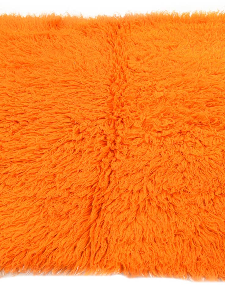 Detail image of 4' 1 x 5' 7  Hand Knotted Moroccan Wool Rug