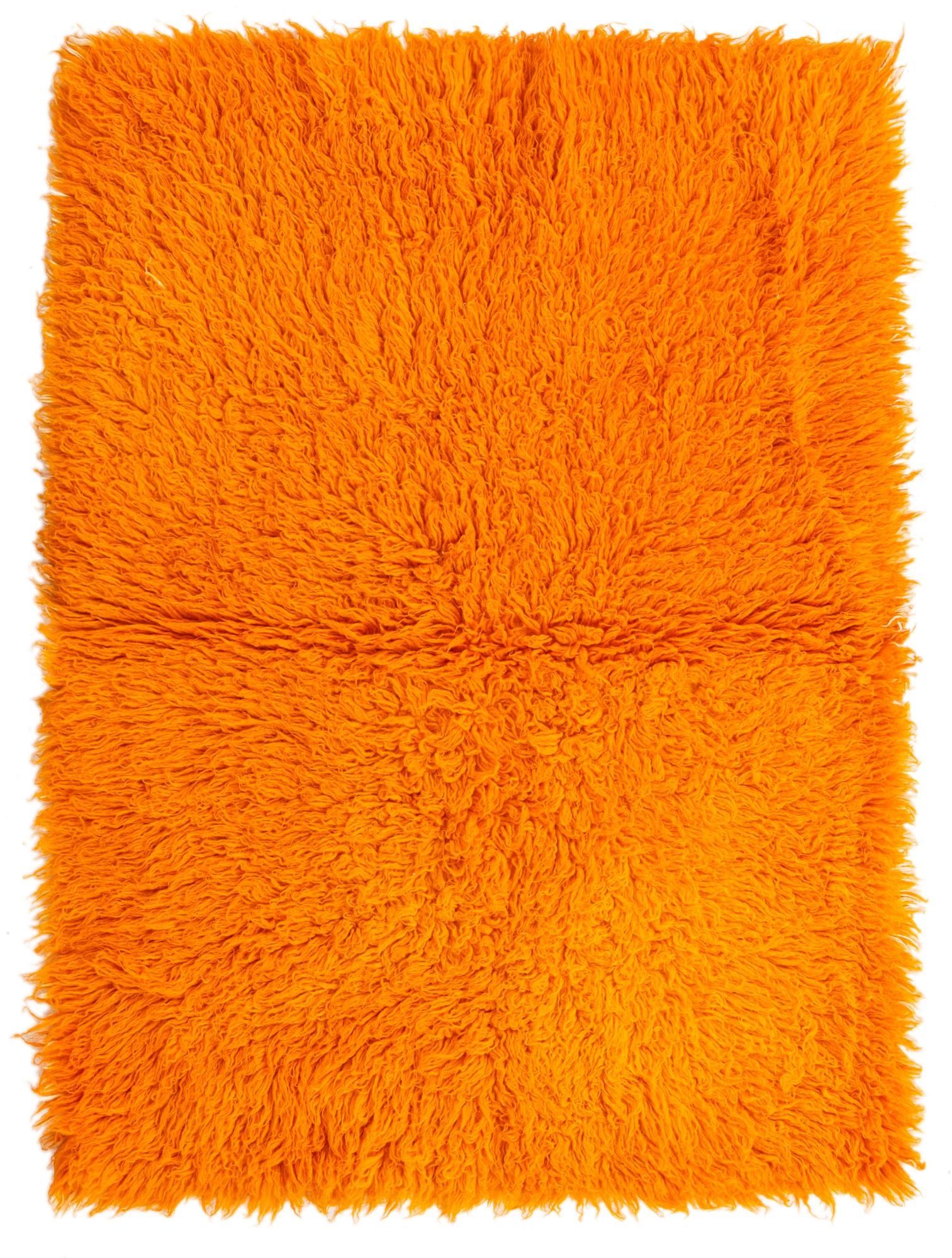 4' 1 x 5' 7 Hand Knotted Moroccan Wool Rug