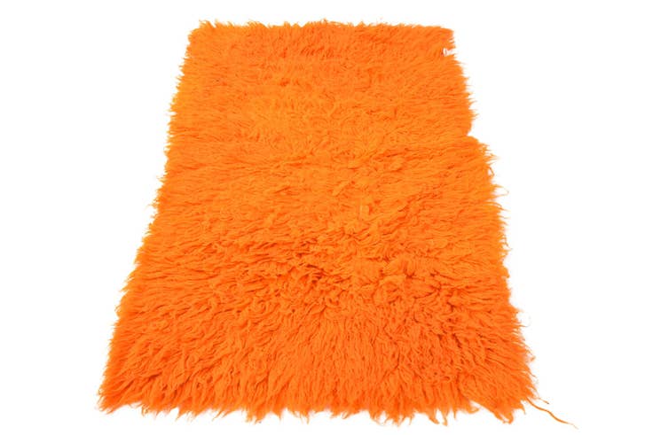 Detail image of 2' 8 x 5' Hand Knotted Moroccan Wool Rug