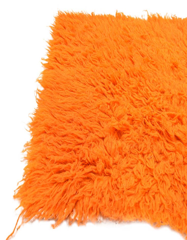 Detail image of 2' 8 x 5'  Hand Knotted Moroccan Wool Rug