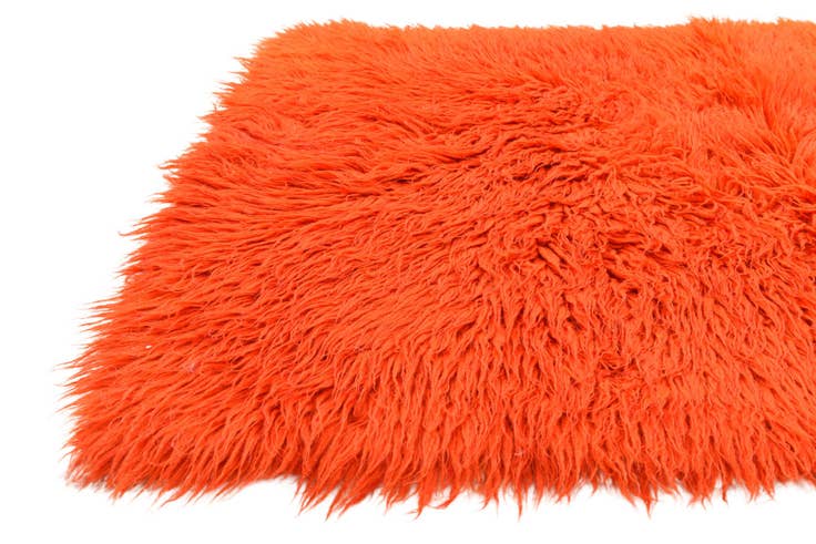 Detail image of 3' 3 x 5' 4 Hand Knotted Moroccan Wool Rug