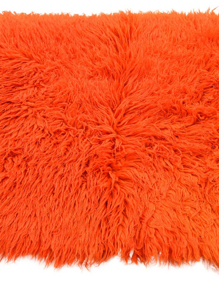 Detail image of 3' 3 x 5' 4  Hand Knotted Moroccan Wool Rug