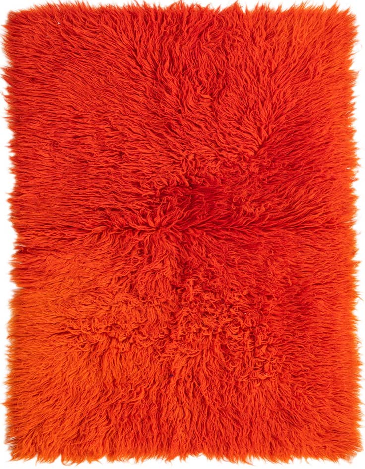 Detail image of 3' 3 x 5' 4 Hand Knotted Moroccan Wool Rug