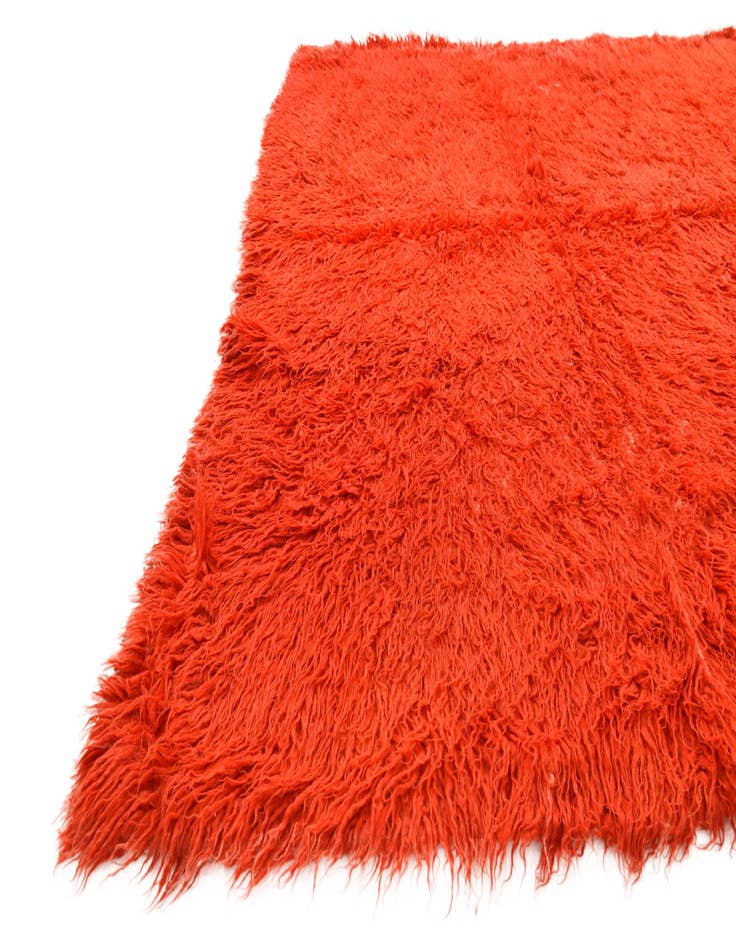 Detail image of 6' 6 x 8'  Hand Knotted Moroccan Wool Rug