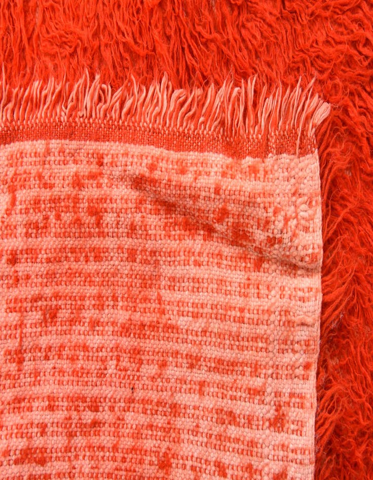 Detail image of 6' 6 x 8'  Hand Knotted Moroccan Wool Rug