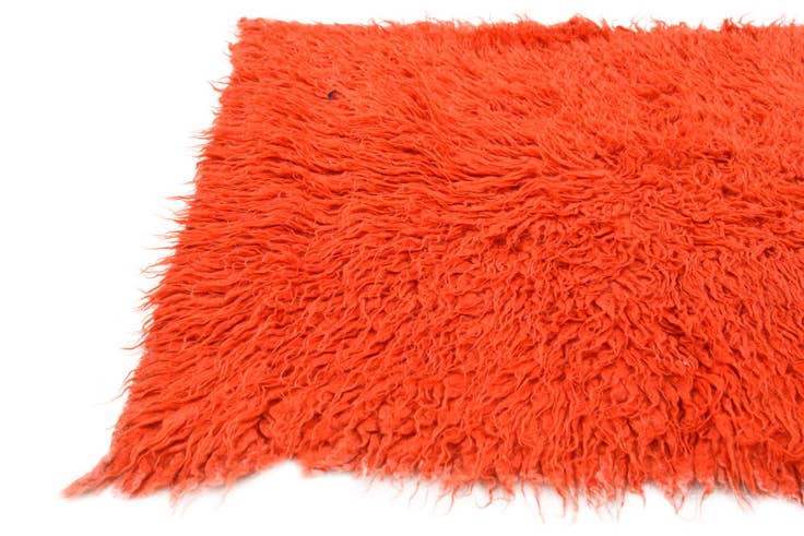 Detail image of 2' 3 x 4' 3 Hand Knotted Moroccan Wool Rug