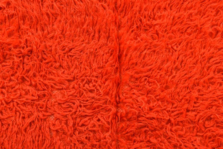 Detail image of 2' 3 x 4' 3 Hand Knotted Moroccan Wool Rug