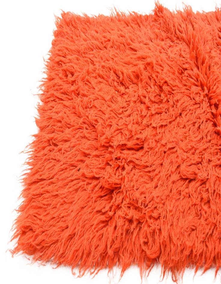 Detail image of 2' 5 x 4' 4 Hand Knotted Moroccan Wool Rug