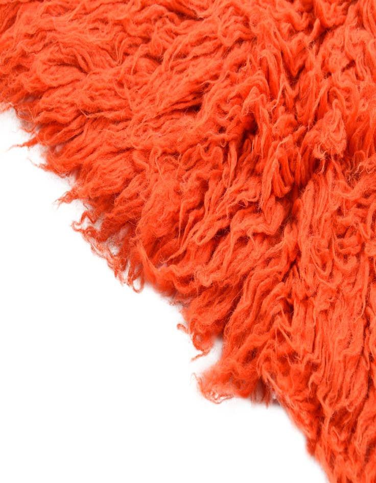 Detail image of 2' 5 x 4' 4 Hand Knotted Moroccan Wool Rug