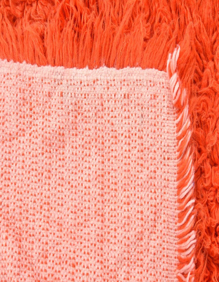 Detail image of 2' 5 x 4' 4 Hand Knotted Moroccan Wool Rug