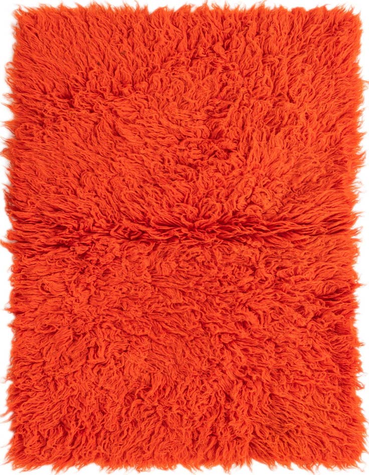Detail image of 2' 5 x 4' 4 Hand Knotted Moroccan Wool Rug
