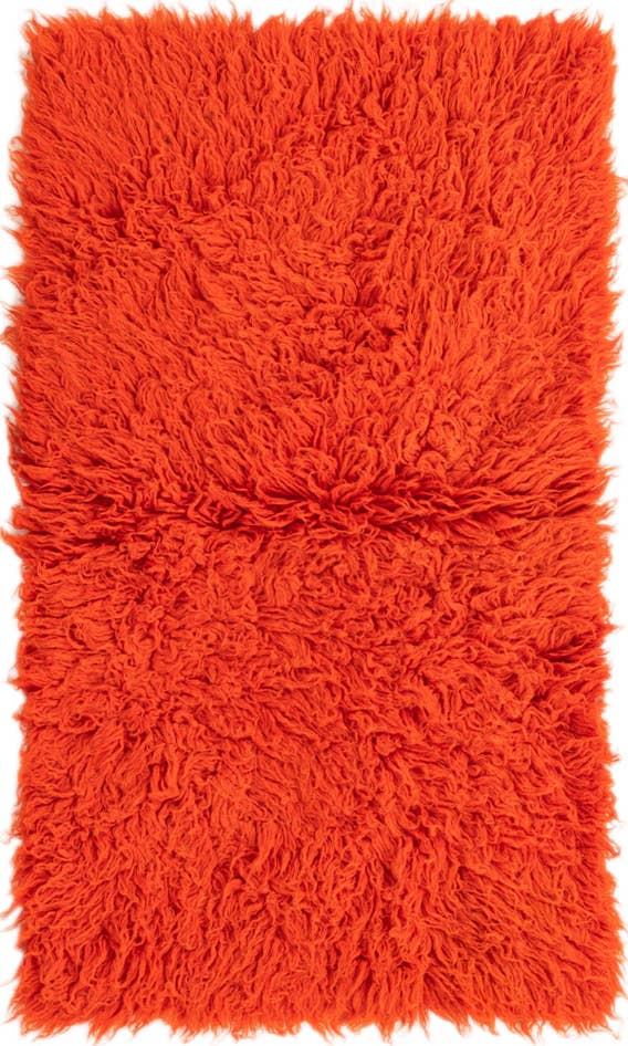 Detail image of 2' 5 x 4' 4 Hand Knotted Moroccan Wool Rug