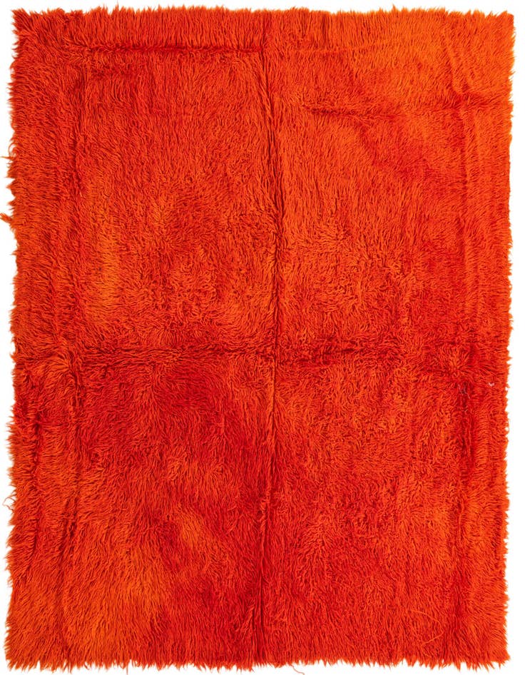 Detail image of 7' 4 x 8' 11 Hand Knotted Moroccan Wool Rug