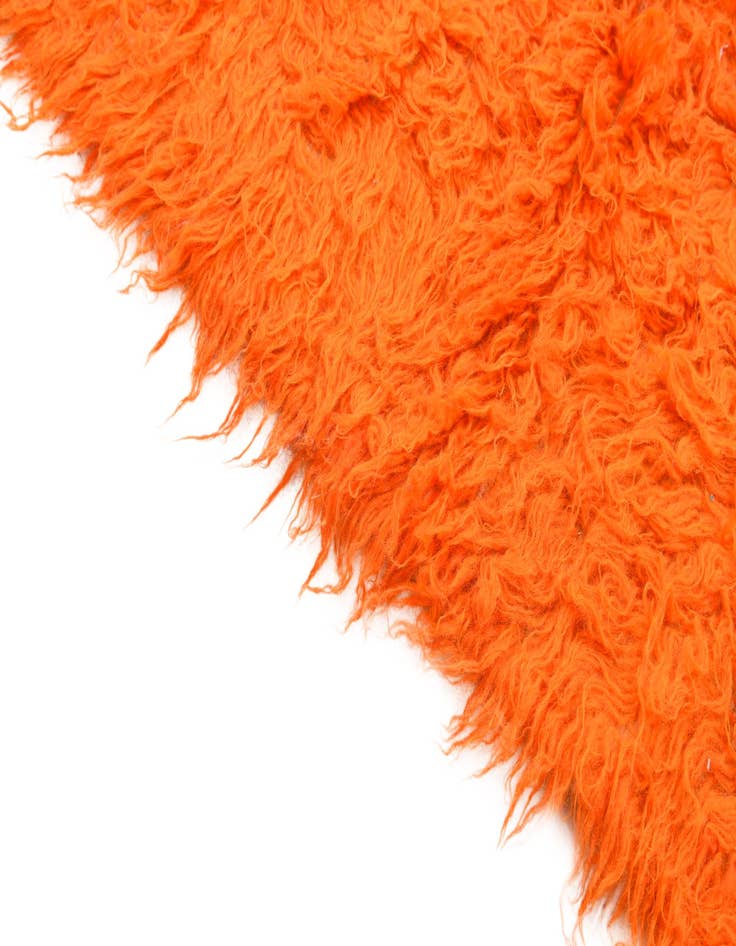 Detail image of 5' 2 x 7' 6 Hand Knotted Moroccan Wool Rug