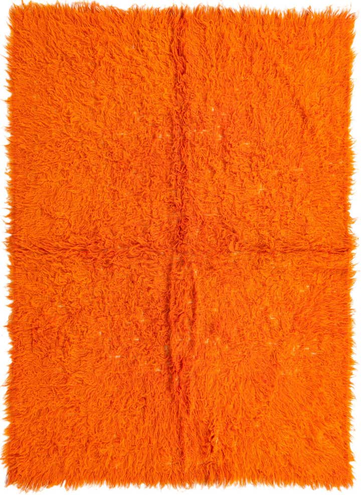 5' 2 x 7' 6 Hand Knotted Moroccan Wool Rug