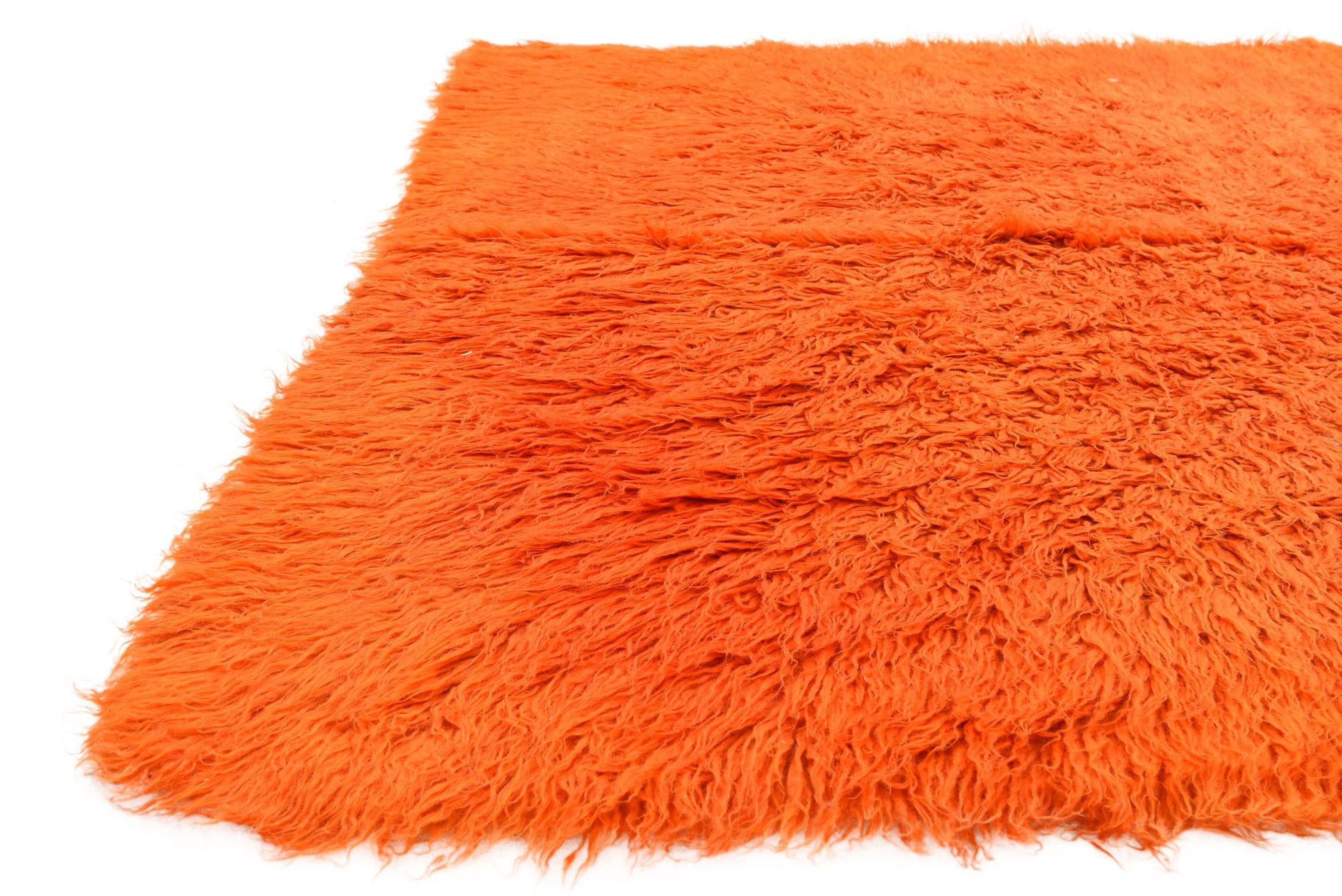 4' 9 x 7' Hand Knotted Moroccan Wool Rug