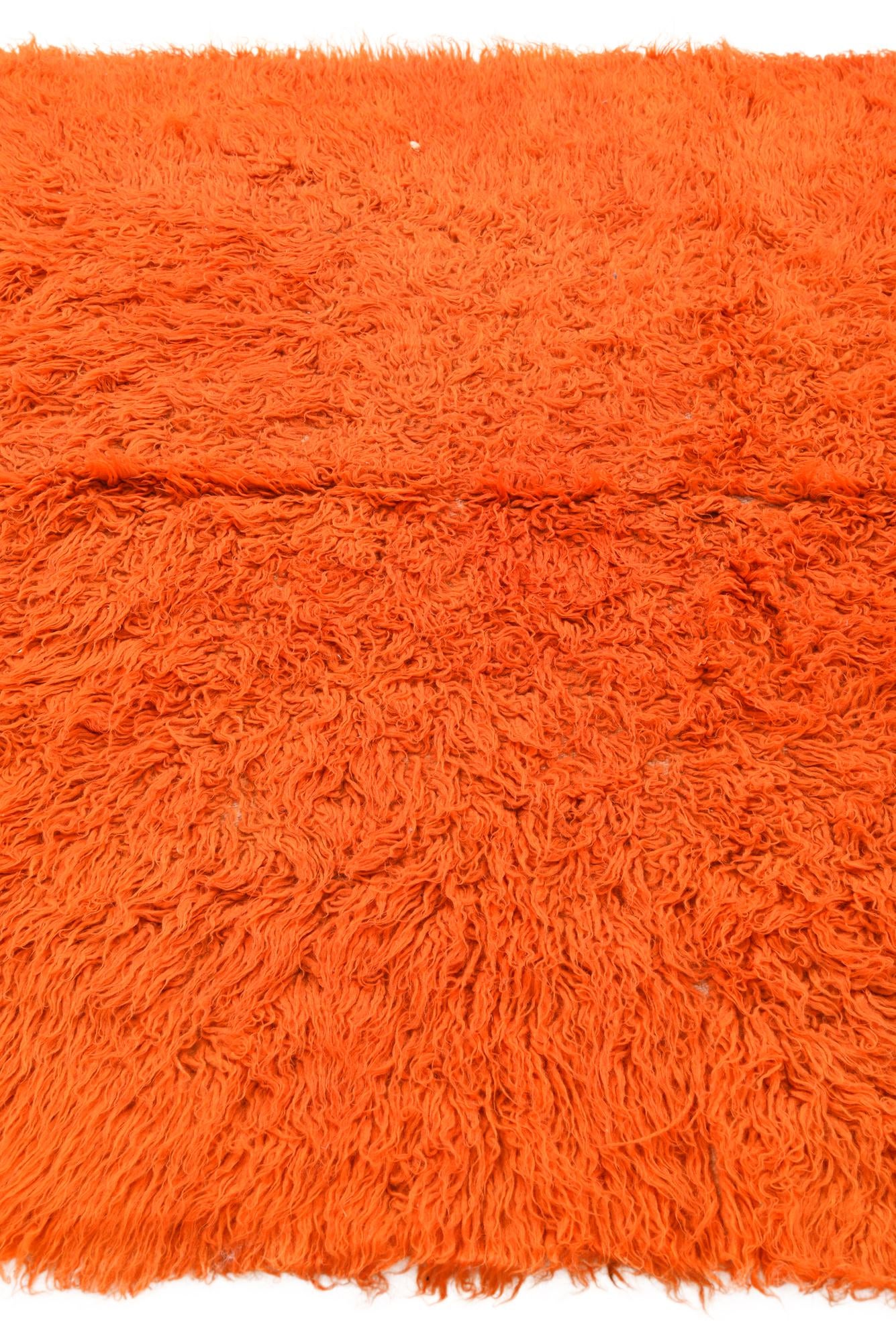 4' 9 x 7' Hand Knotted Moroccan Wool Rug