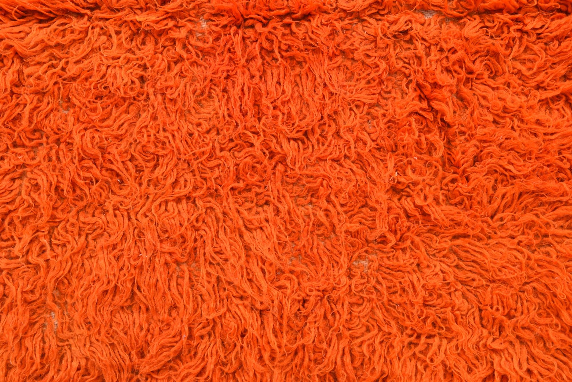4' 9 x 7' Hand Knotted Moroccan Wool Rug