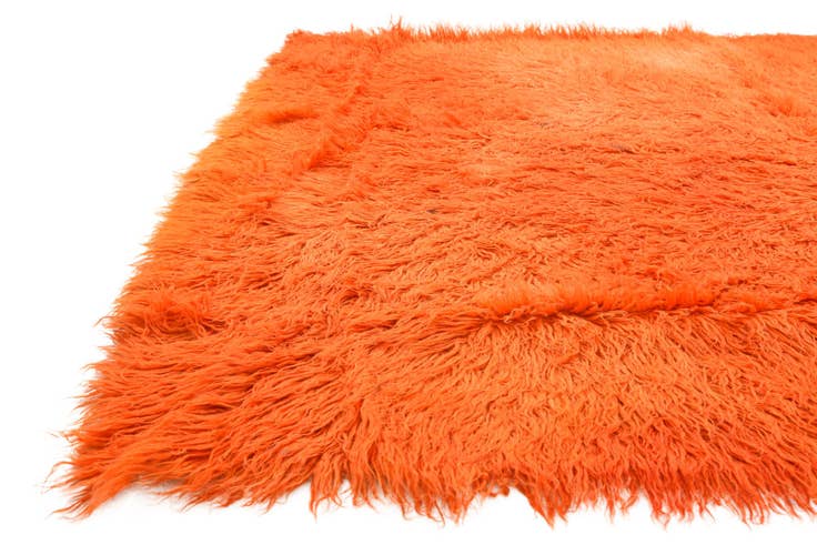 Detail image of 5' 2 x 7' 10 Hand Knotted Moroccan Wool Rug