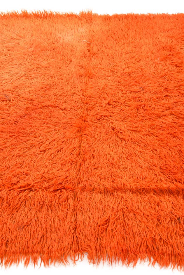 Detail image of 5' 2 x 7' 10 Hand Knotted Moroccan Wool Rug