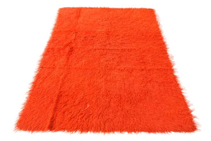 4' 3 x 6' 3 Hand Knotted Moroccan Wool Rug
