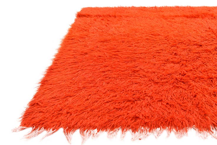 Detail image of 4' 3 x 6' 3 Hand Knotted Moroccan Wool Rug
