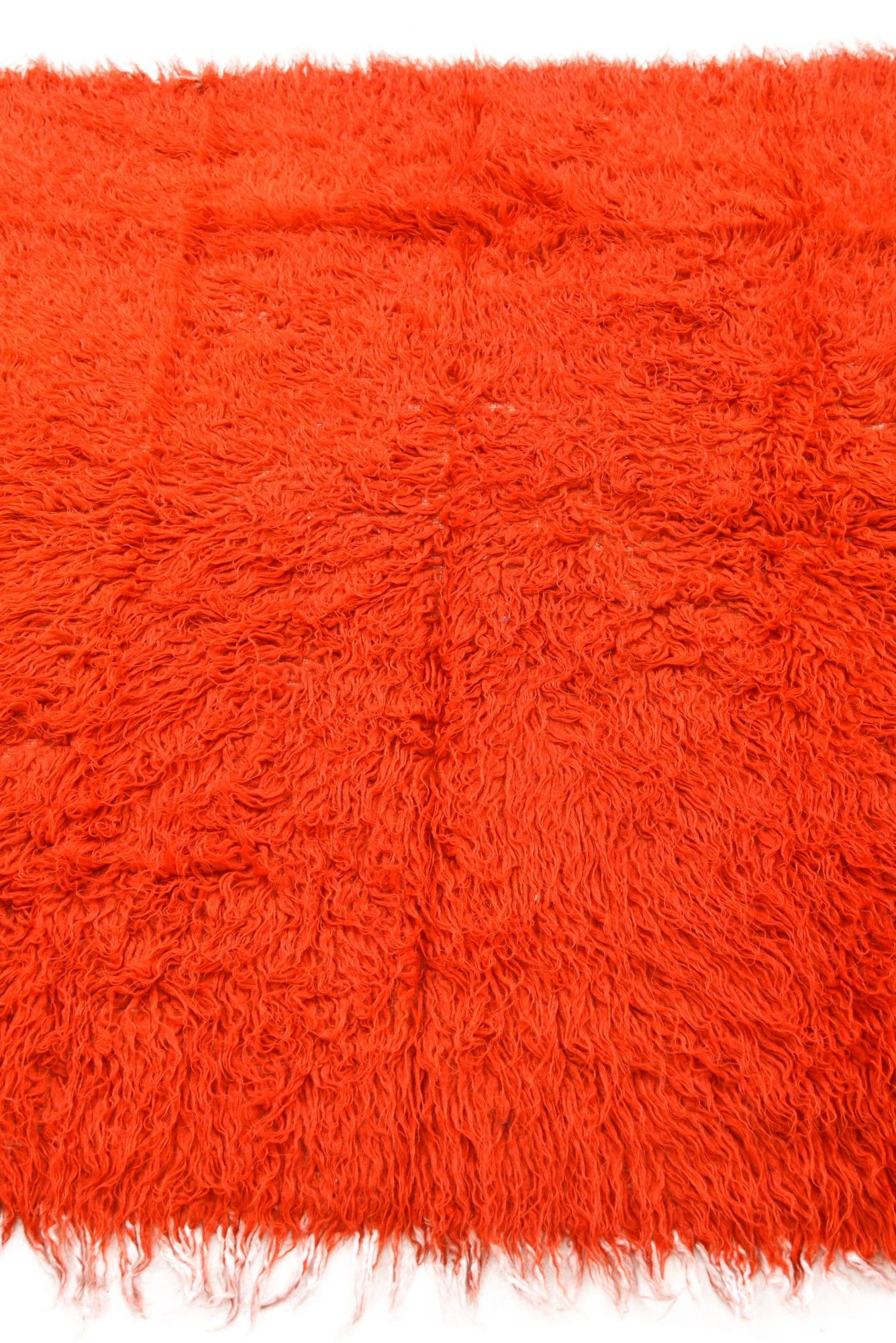 4' 3 x 6' 3 Hand Knotted Moroccan Wool Rug