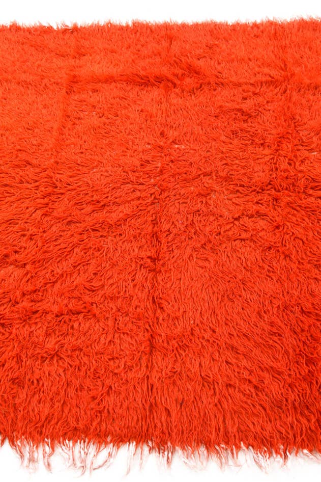 Detail image of 4' 3 x 6' 3 Hand Knotted Moroccan Wool Rug