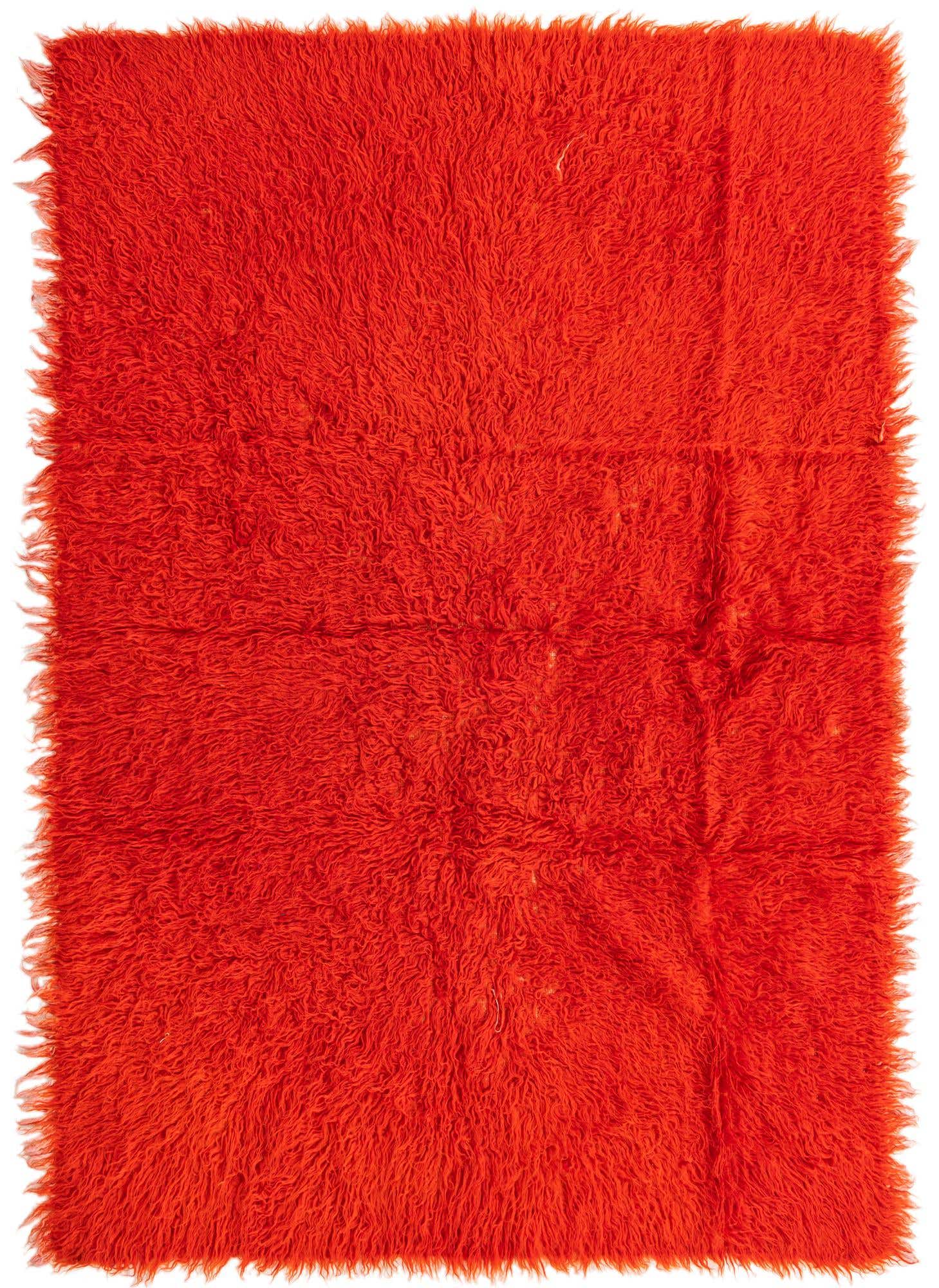 4' 3 x 6' 3 Hand Knotted Moroccan Wool Rug