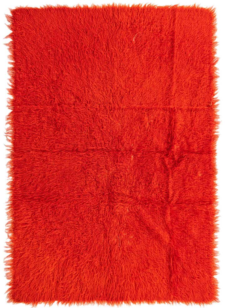 4' 3 x 6' 3 Hand Knotted Moroccan Wool Rug