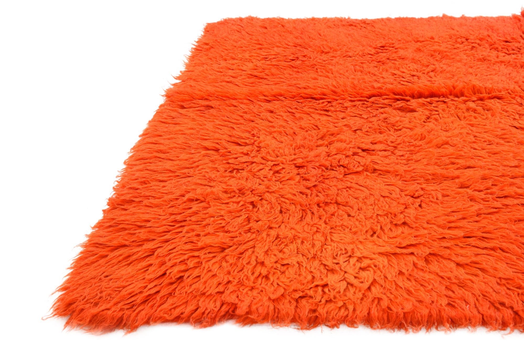 4' 7 x 6' 3 Hand Knotted Moroccan Wool Rug
