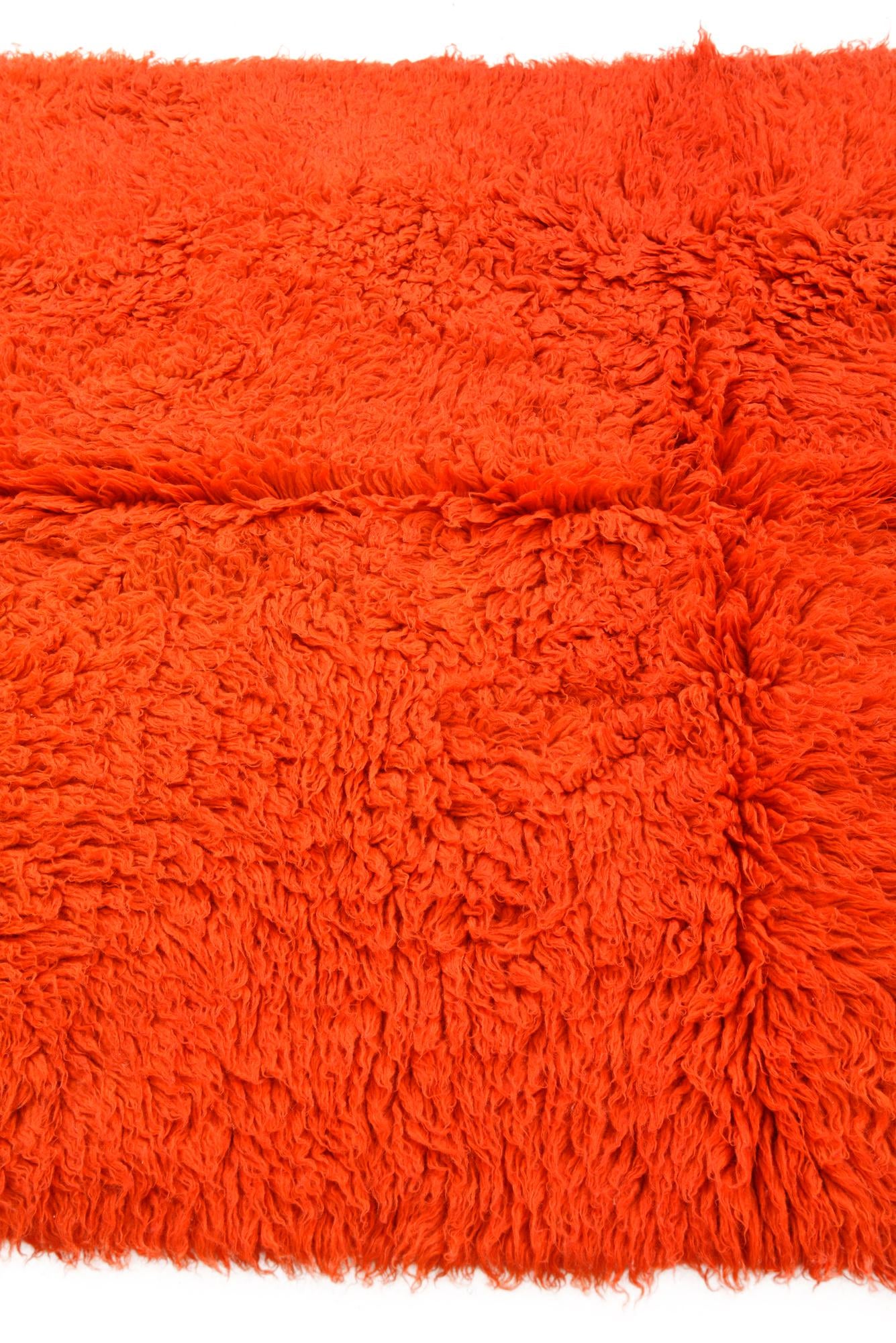 4' 7 x 6' 3 Hand Knotted Moroccan Wool Rug