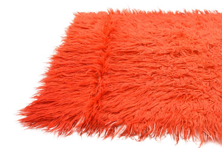 Detail image of 2' 7 x 4' 10 Hand Knotted Moroccan Wool Rug