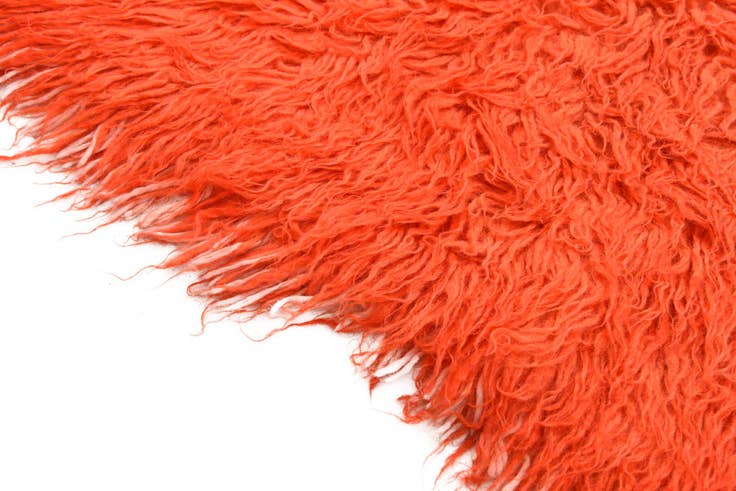Detail image of 2' 7 x 4' 10 Hand Knotted Moroccan Wool Rug