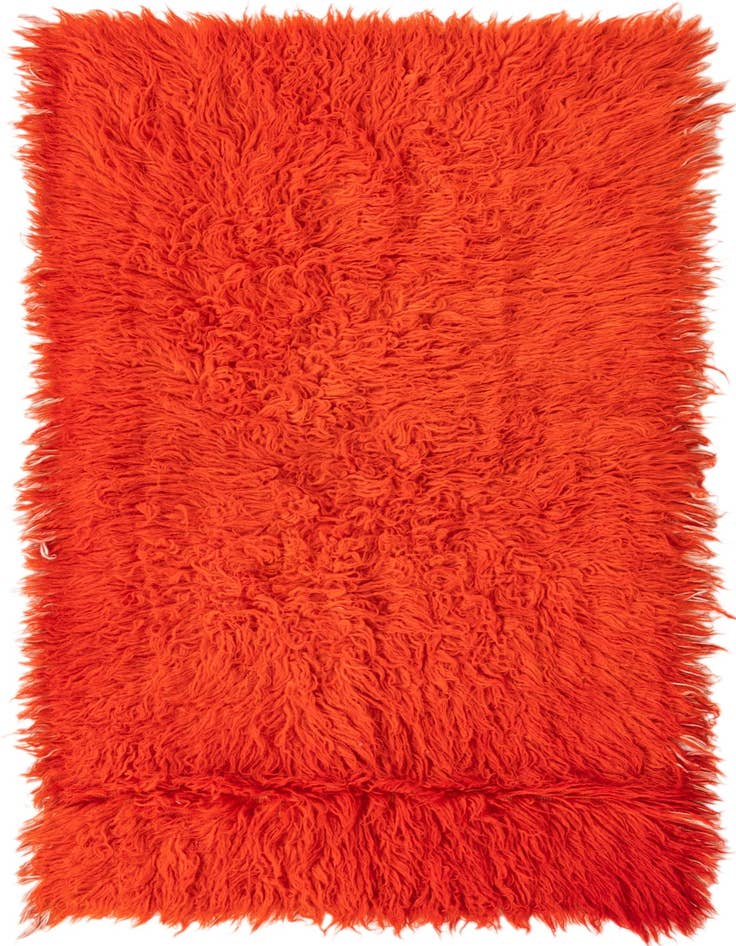 Detail image of 2' 7 x 4' 10 Hand Knotted Moroccan Wool Rug