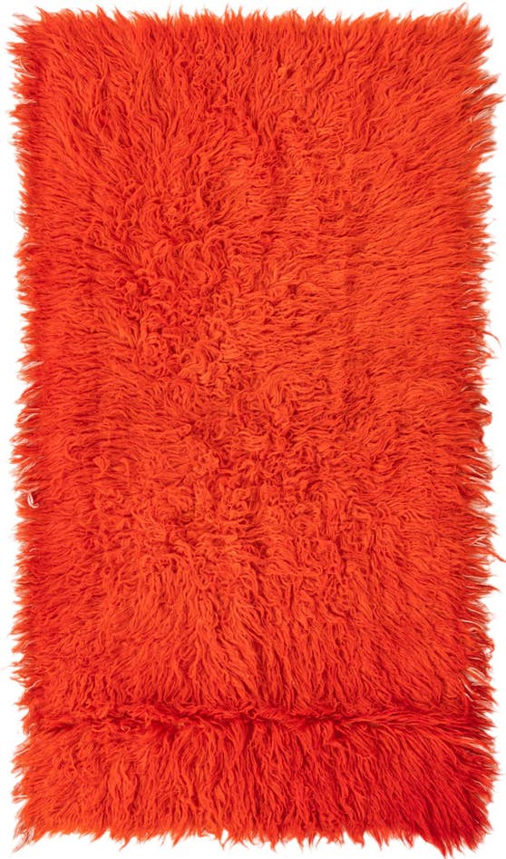 Detail image of 2' 7 x 4' 10 Hand Knotted Moroccan Wool Rug