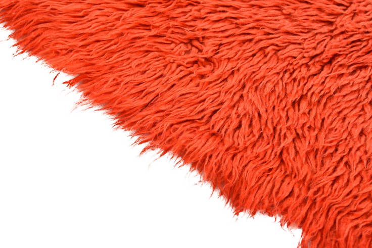 Detail image of 2' 6 x 5' Hand Knotted Moroccan Wool Rug