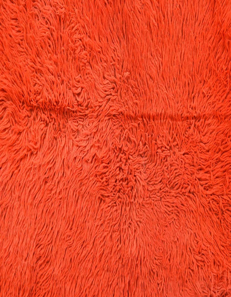 Detail image of 2' 6 x 5'  Hand Knotted Moroccan Wool Rug