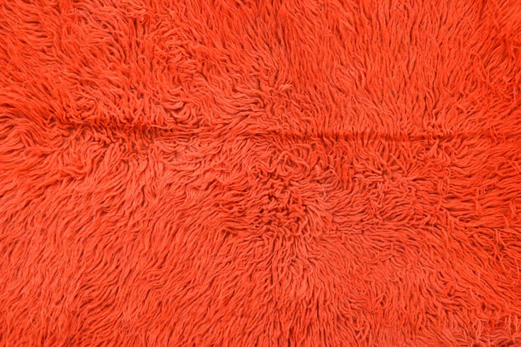 Detail image of 2' 6 x 5' Hand Knotted Moroccan Wool Rug