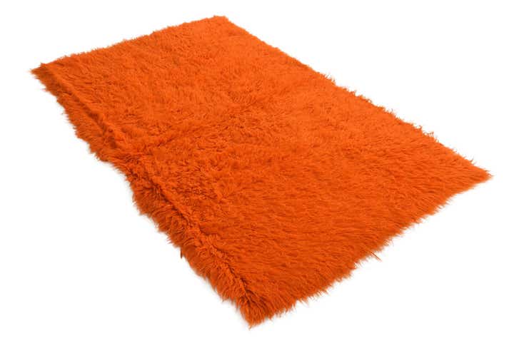 4' 1 x 7' Hand Knotted Moroccan Wool Rug