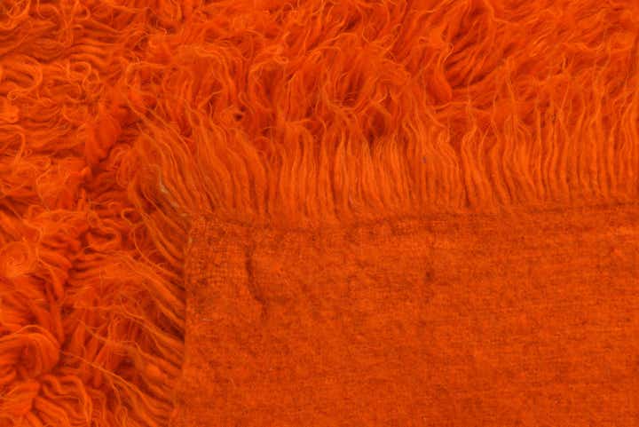 4' 1 x 7' Hand Knotted Moroccan Wool Rug