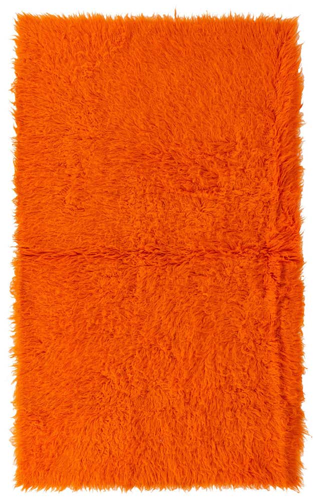 4' 1 x 7' Hand Knotted Moroccan Wool Rug