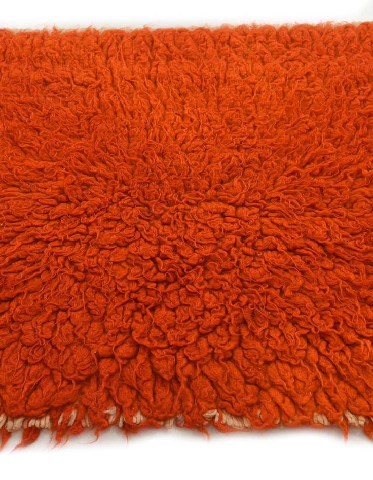 Detail image of 2' 5 x 4' 4  Hand Knotted Moroccan Wool Rug