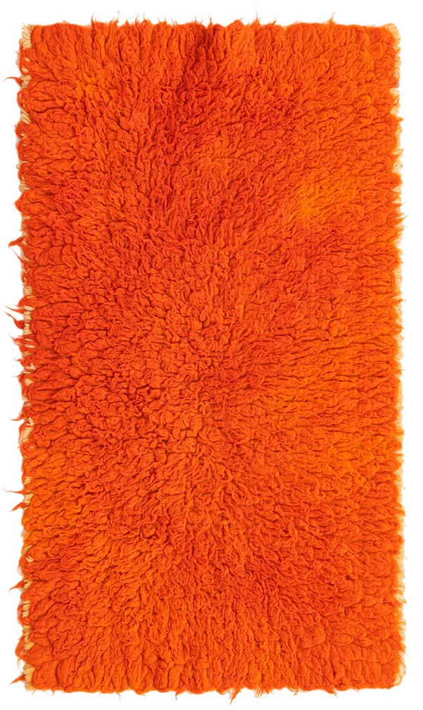 2' 5 x 4' 4 Hand Knotted Moroccan Wool Rug