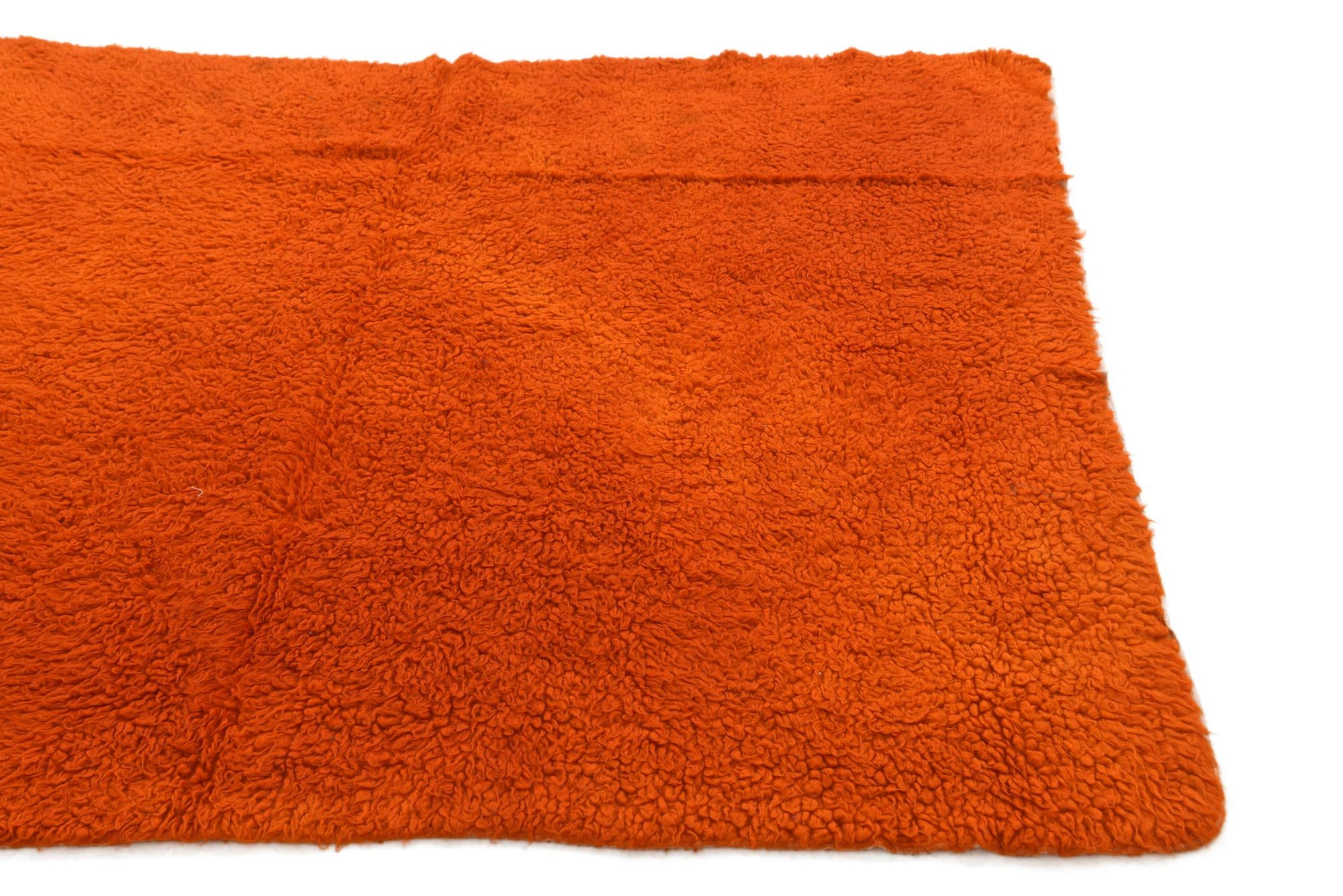 5' x 6' 5 Hand Knotted Moroccan Wool Rug