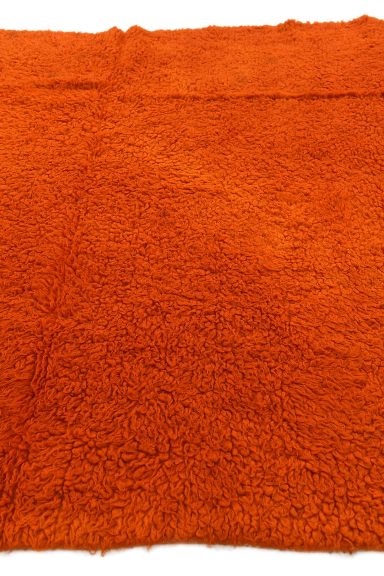 5' x 6' 5 Hand Knotted Moroccan Wool Rug