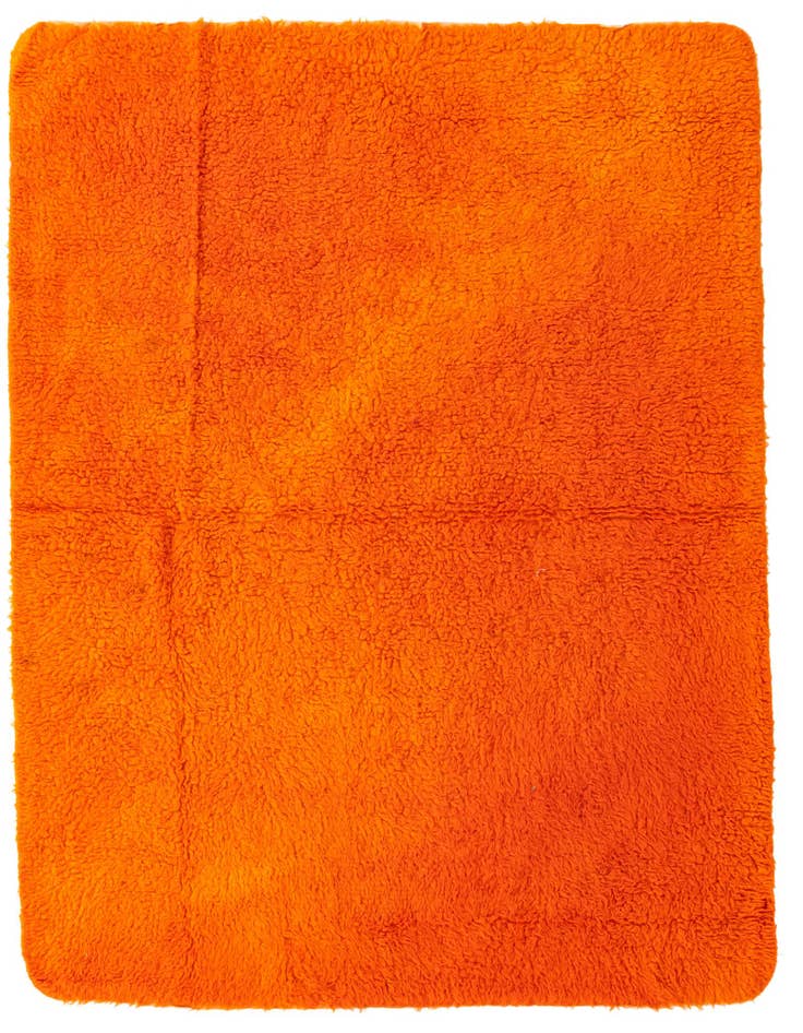 Detail image of 5' x 6' 5 Hand Knotted Moroccan Wool Rug
