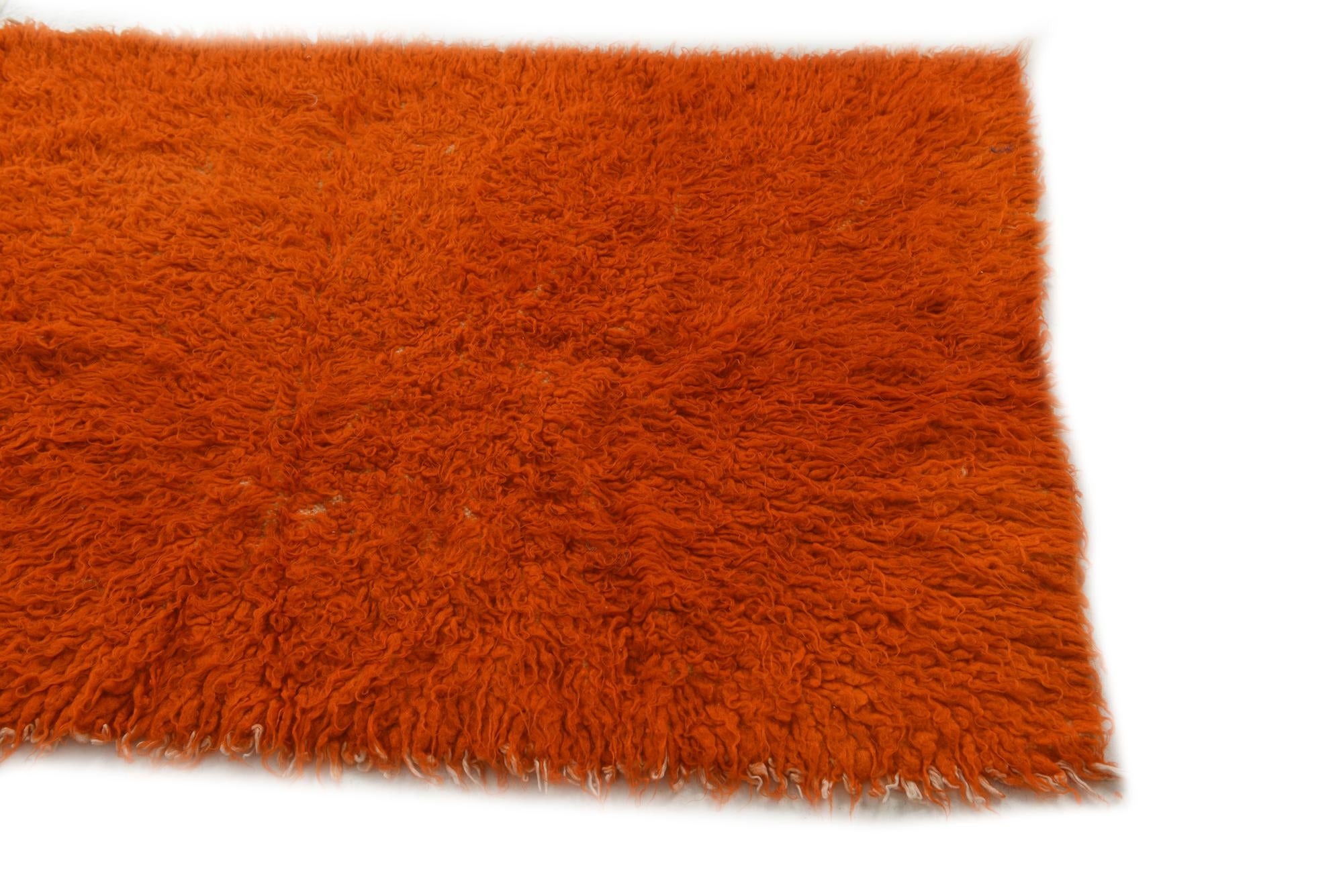 3' 1 x 4' 9 Hand Knotted Moroccan Wool Rug