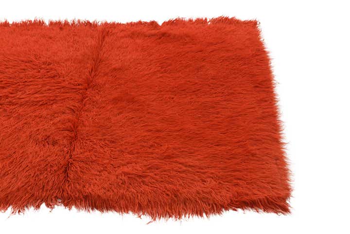 4' 2 x 5' 10 Hand Knotted Moroccan Wool Rug